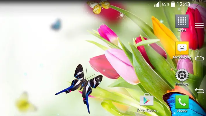 Spring Live Wallpaper android App screenshot 1